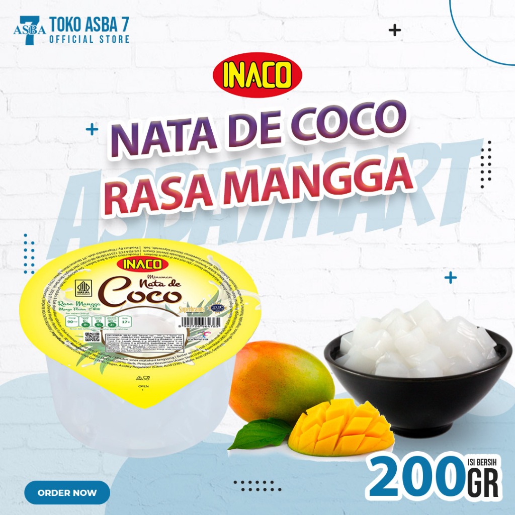 

INACO NATA DE COCO RASA MANGGA 200G