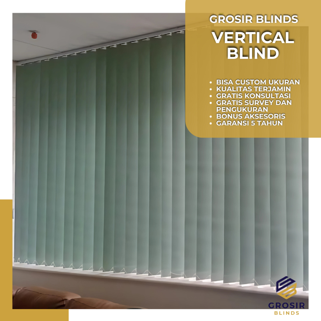 Vertical Blind Tirai Blind Gorden Roller Blind Premium Harga Grosir Berkualitas