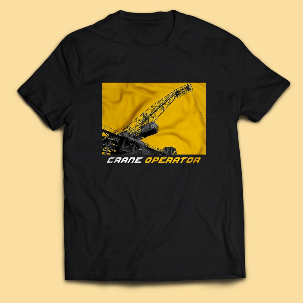 Kaos Pria CRANE OPERATOR Dewasa Baju Atasan Unisex PakeKaos