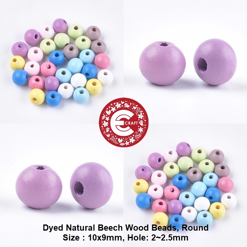 MANIK-MANIK KAYU 10MM MIX WARNA