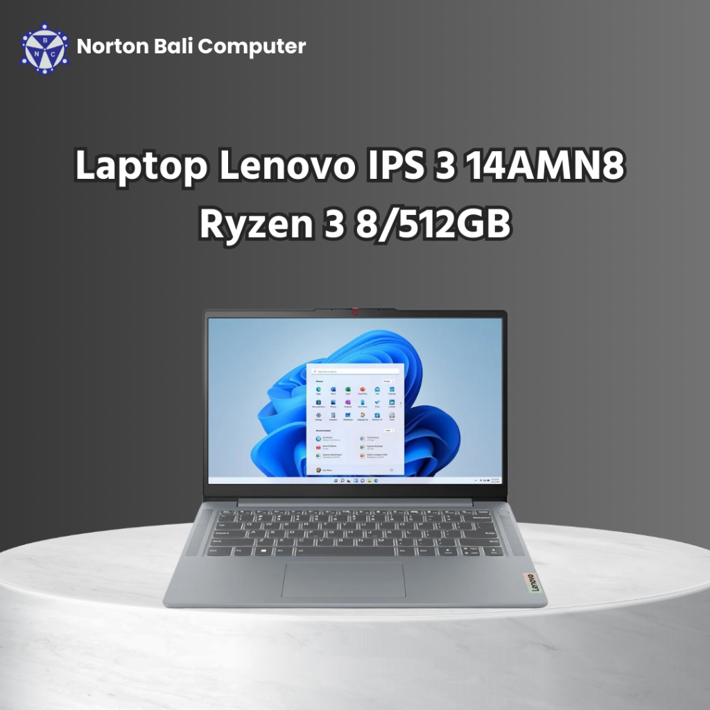 Laptop Lenovo IPS 3 14AMN8 Ryzen 3 8/512GB