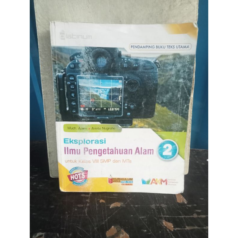 buku IPA kelas 2/8 SMP platinum AKM 2022