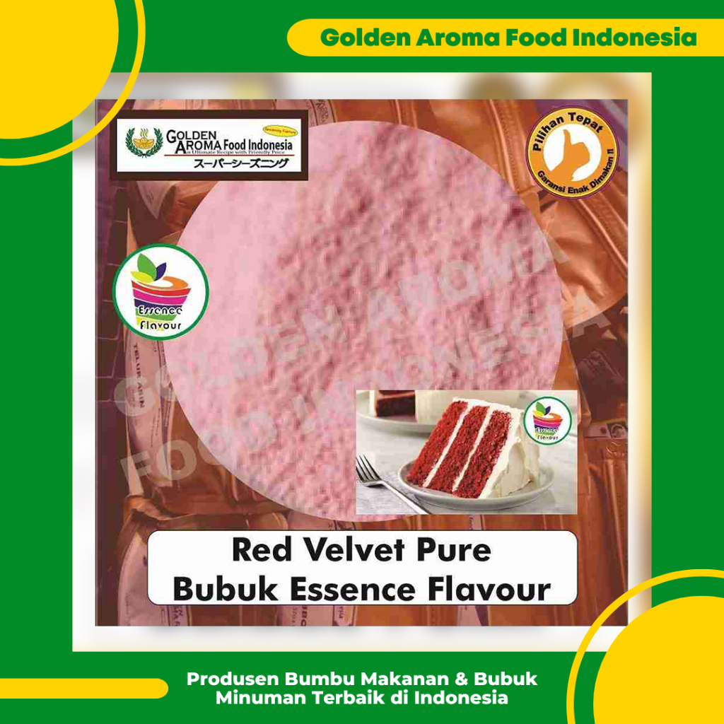 

Bubuk Red Velvet Pure Efe 1/2 KgEssen Flavor Ekstrak Red Velvet Murn 500 Gram Tanpa Gula Flavour Essence Flavour Extract GAFI Buat Makanan dan Minuman Roti Kue Bolu Wangi Terbaik yang Bagus Bandung Jakarta Surabaya Review Suwir Nasi Bejek Umpan Pelet Band