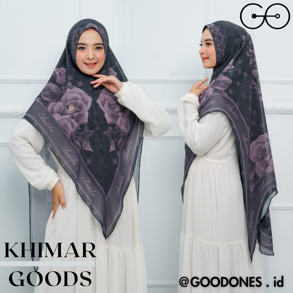 TERPOPULER Goodones Khimar Syari Motif Printing Jumbo Babydoll