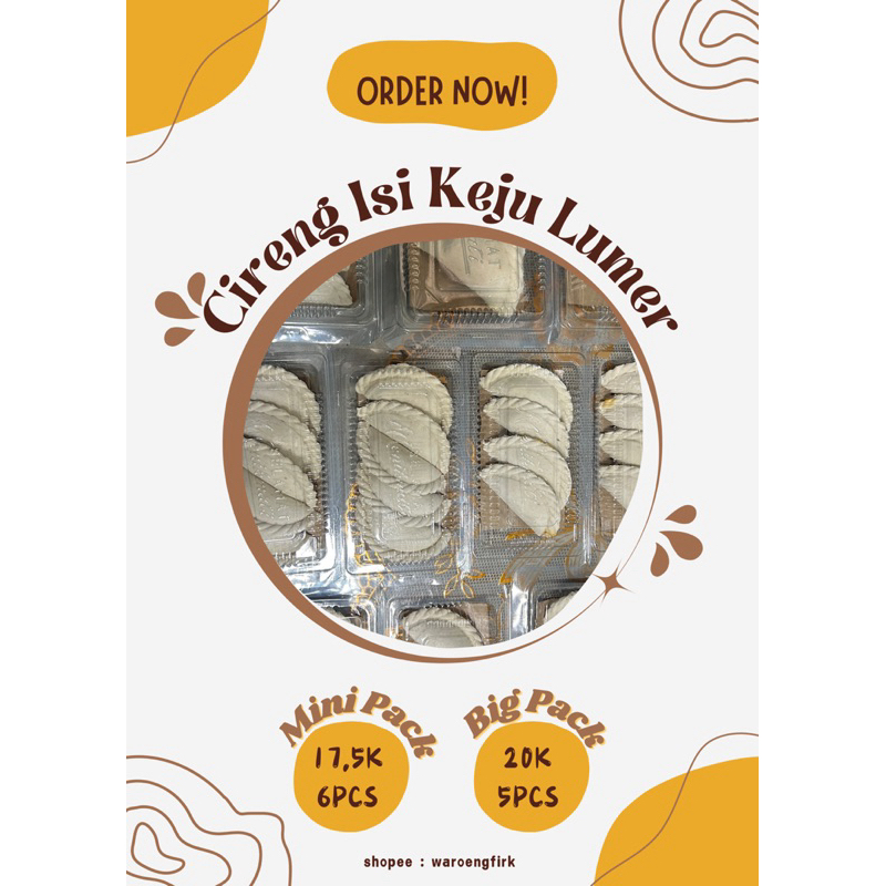 

CIRENG ISI KEJU LUMER BIG PACK (FROZEN)