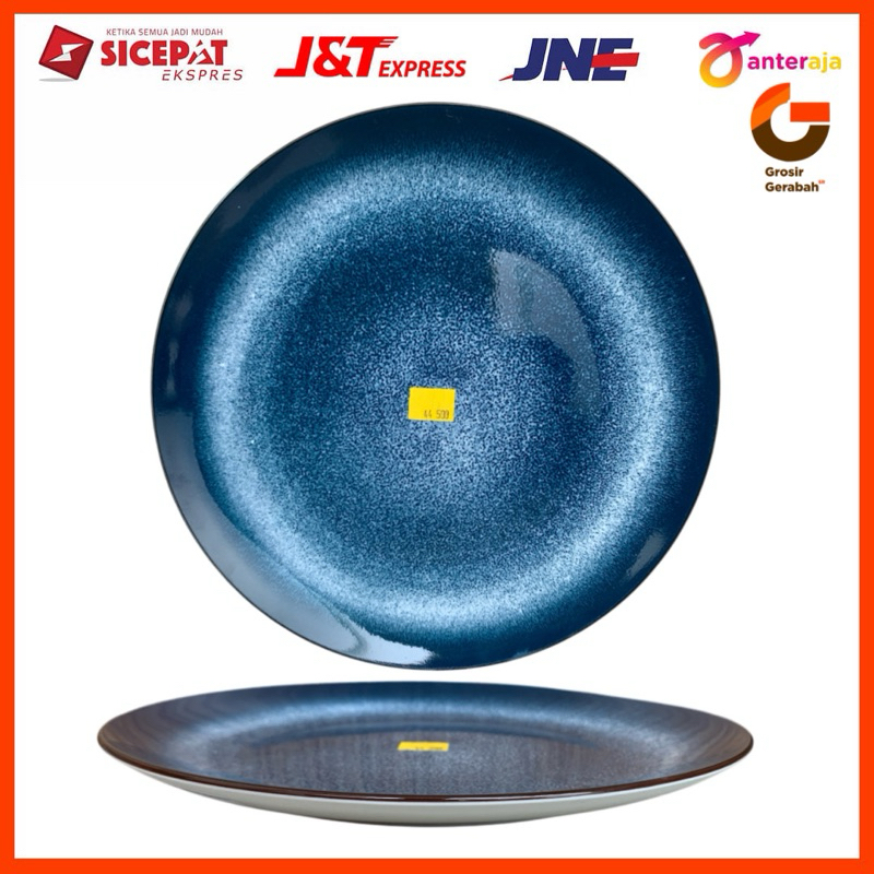 hokita piring ceper keramik 10,5” reactive blue 59987