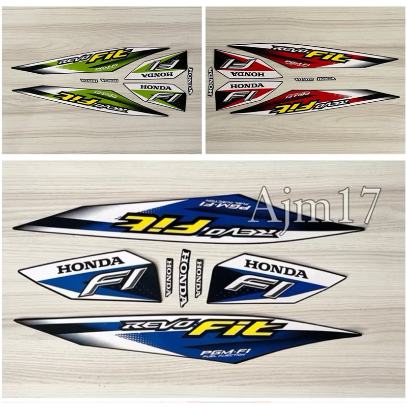 STIKER STRIPING MOTOR REVO FIT 2020