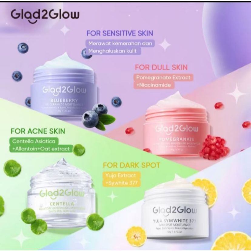 GLAD2GLOW Moisturizer Gel