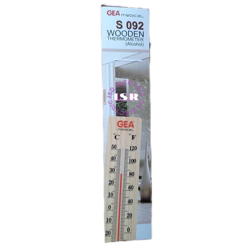 termometer ruangan termometer ruang termometer kayu GEA S 092 WOODEN