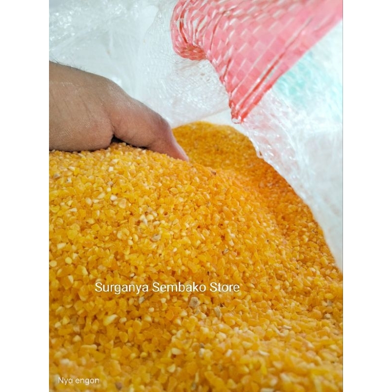 

TERENAK!Beras Jagung Murni 1Kg Asli Madura/Nasi Jagung Enak Dan Mantap