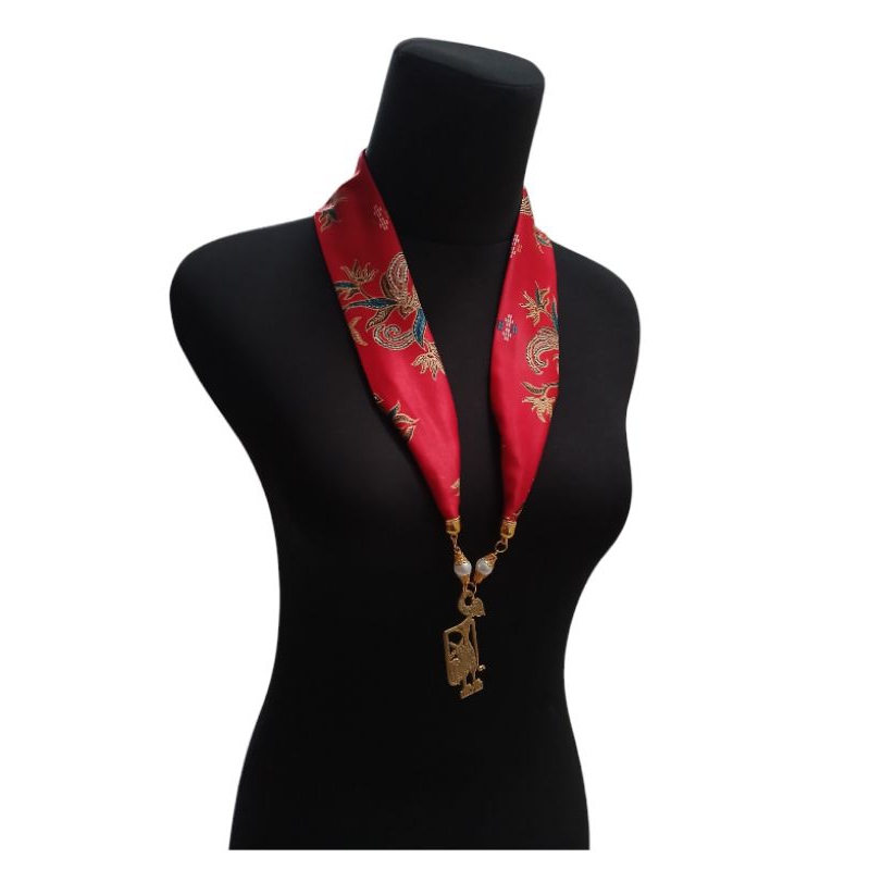 KALUNG WAYANG MERAH || KALUNG PERAYAAN NATAL || KALUNG BATIK WAYANG || KALUNG KONDANGAN ELEGAN