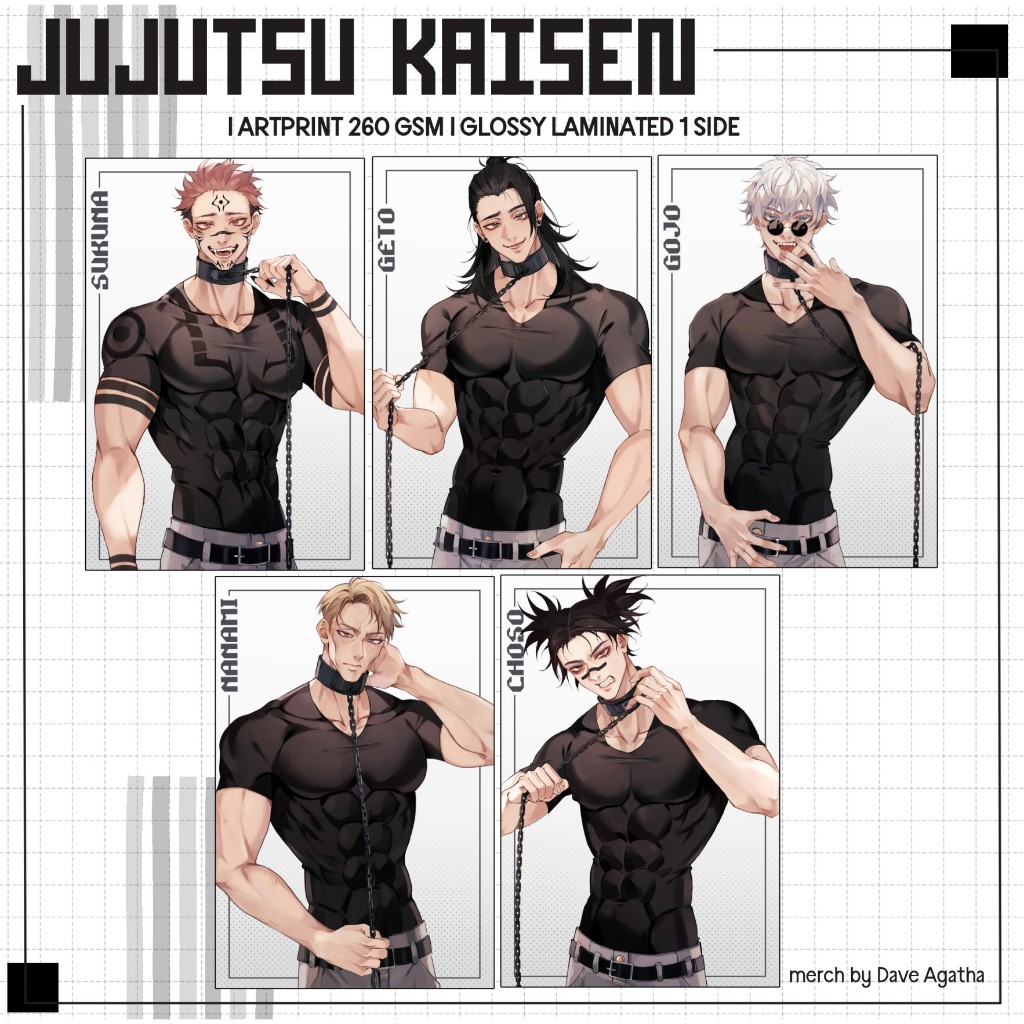 JUJUTSU KAISEN FANMERCH PHOTOCARD