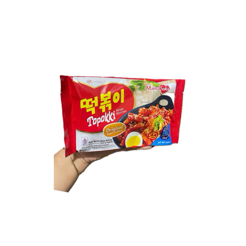 

Toppoki Mama Suka 140gr isi 20pcs