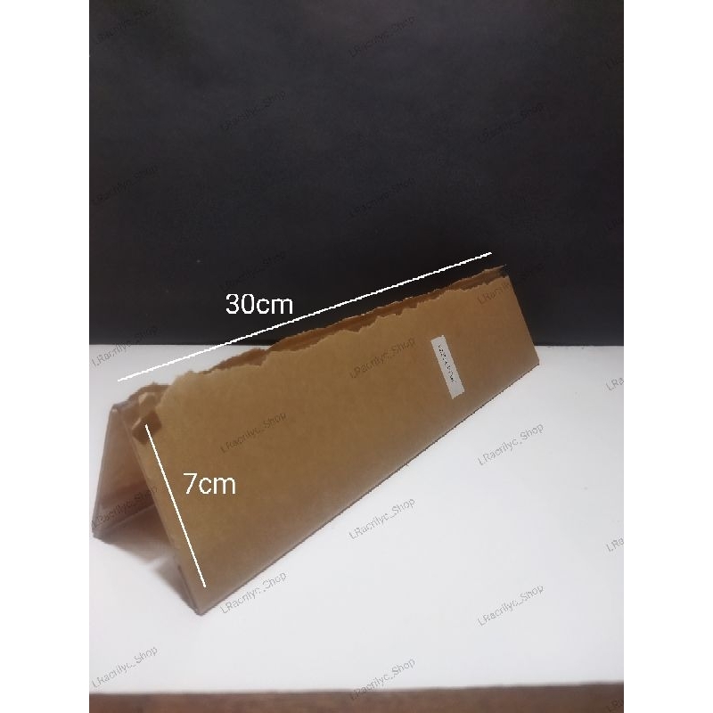 

AKRILIK PAPAN NAMA 2 SISI UKURAN 30X7CM