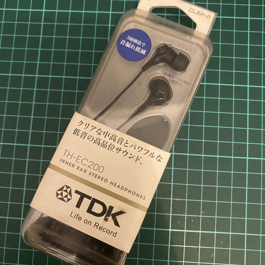 Earphone TDK TH-EC200 JDM Japan IEM - NEW SEGEL VOCALAN