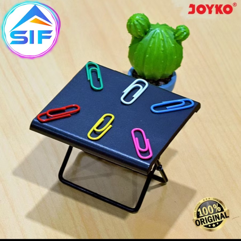 

Penjepit Kertas Warna Warni Paper Clip Joyko Tebal Kuat Berkualitas Vinyl Paper Clip Klip Kertas Ori