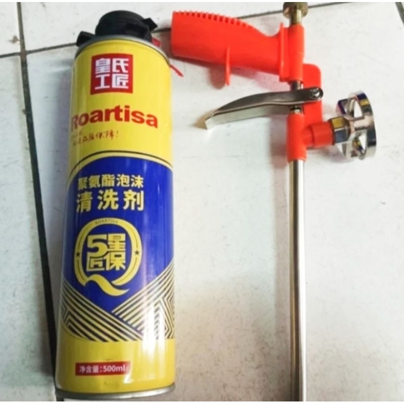 Paket PU Foam Roartisa /PU Gun+PU Foam 750ml