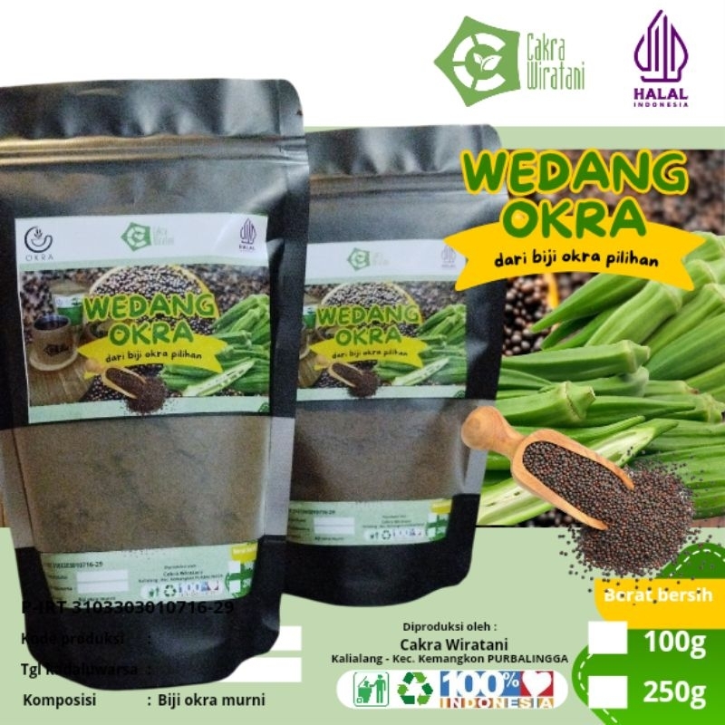 

Kopi Okra Wedang Okra Herbal Original 250g Minuman Kesehatan Buah Okra