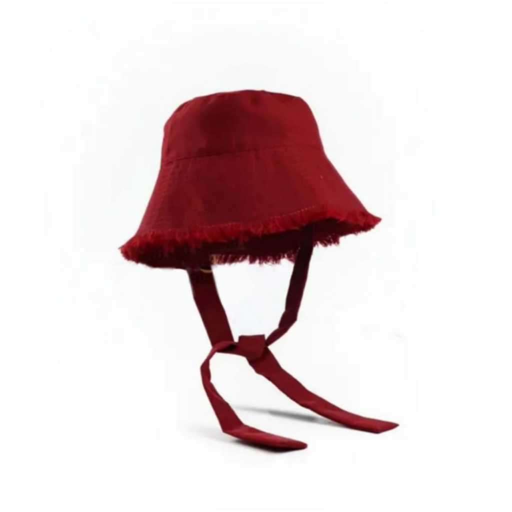 VIRAL  SELEBGRAM  BUCKET WIDE RAWIS DAUN LEBAR  SELEBGRAM