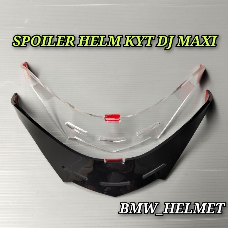 AKRILIK | Spoiler Helm KYT DJ MAXI / Spoiler KYT DJ MAXI