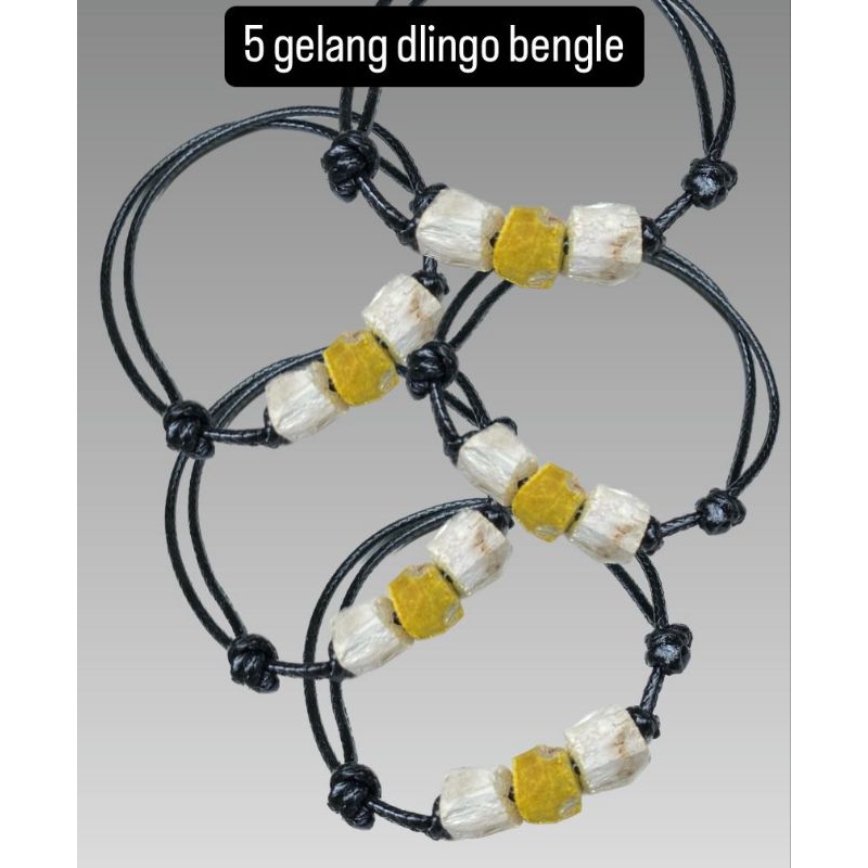 GELANG DLINGO BENGLE JUMLAH 3 TALI HITAM