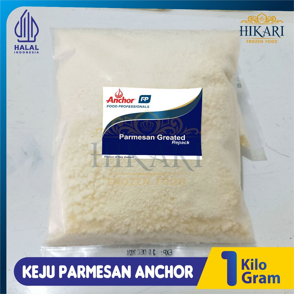 

Keju Anchor Parmesan Grated - Anchor Repack Variant - 1 kg