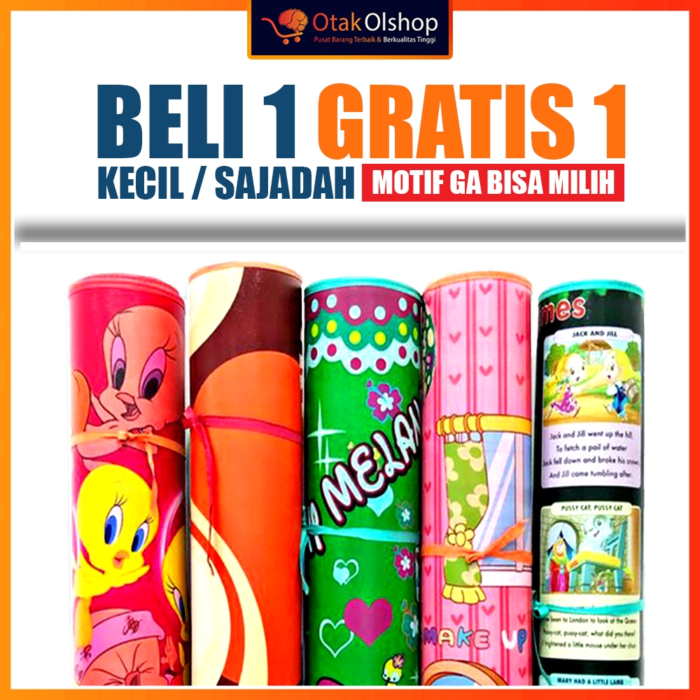 H1- Beli 1 1 - Tikar Motif 80X100 Karpet Lantai Spons Motif Karakter Sajadah Tiker Besar