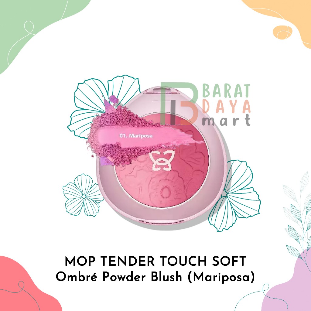 MOP - Mother of Pearl Tender Touch Soft Ombré Powder Blush - Mariposa