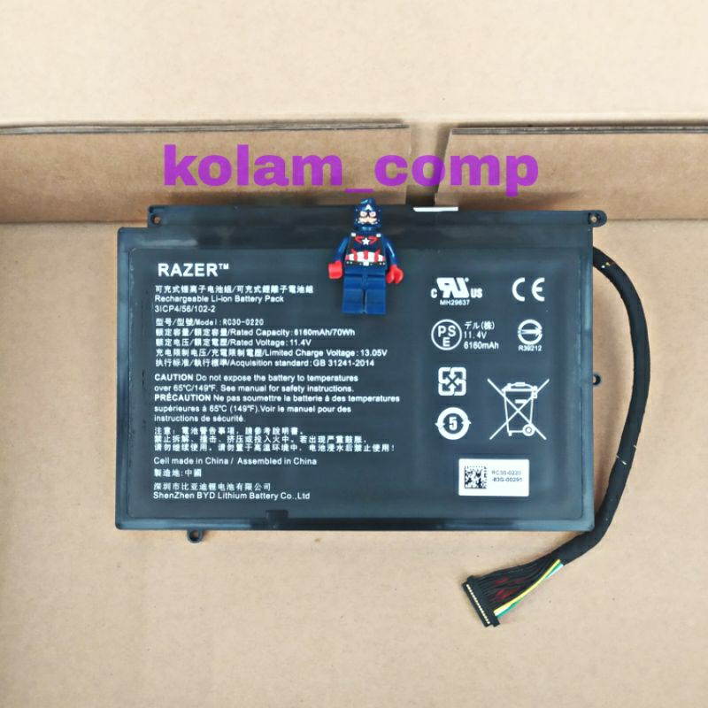 Baterai Razer Blade Pro 17 RZ09-0220 RC30-0220 Blade 17" 2017 Original