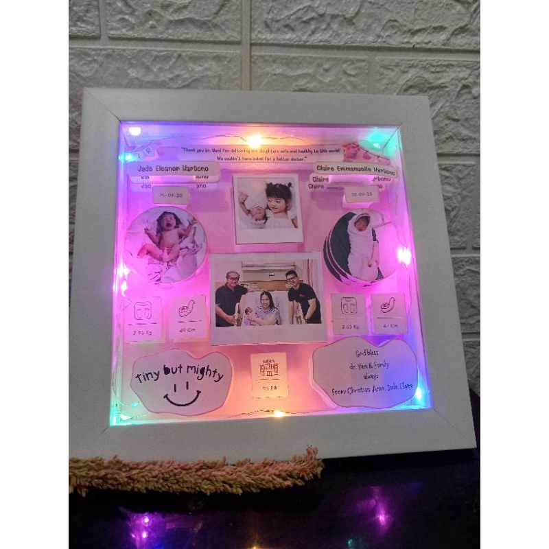 POP UP FRAME BIODATA BABY NEWBORN/ KADO BABY NEWBORN