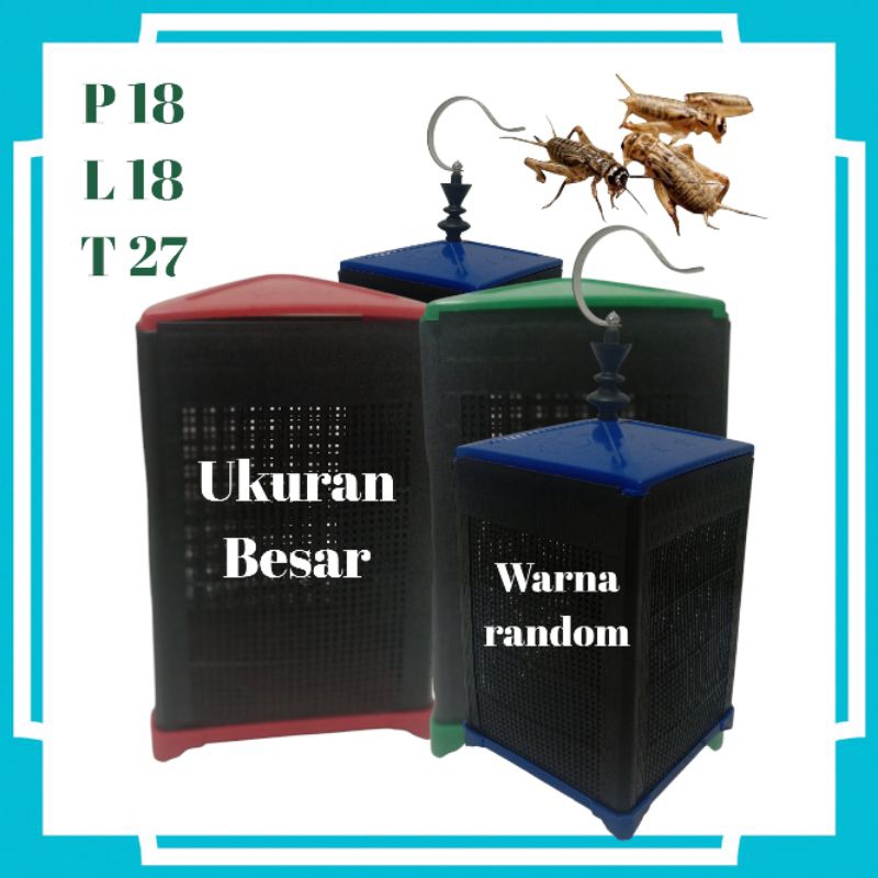 kandang jangkrik plastik ukuran besar