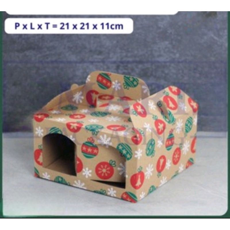 

TEBAL Box natal 4 jar 600ml box natal cookies box natal kue kering box natal kuker dus kue natal kotak kue natal kotak cookies natal box natal kuker