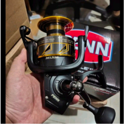 Gulungan Senar Pancing Rel Rell Penn Battle III Gold 8000 Power Handel