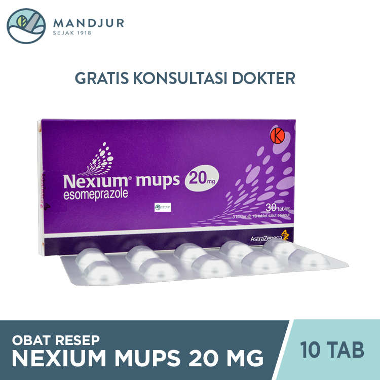 Nexium Mups 20 Mg 10 Tablet