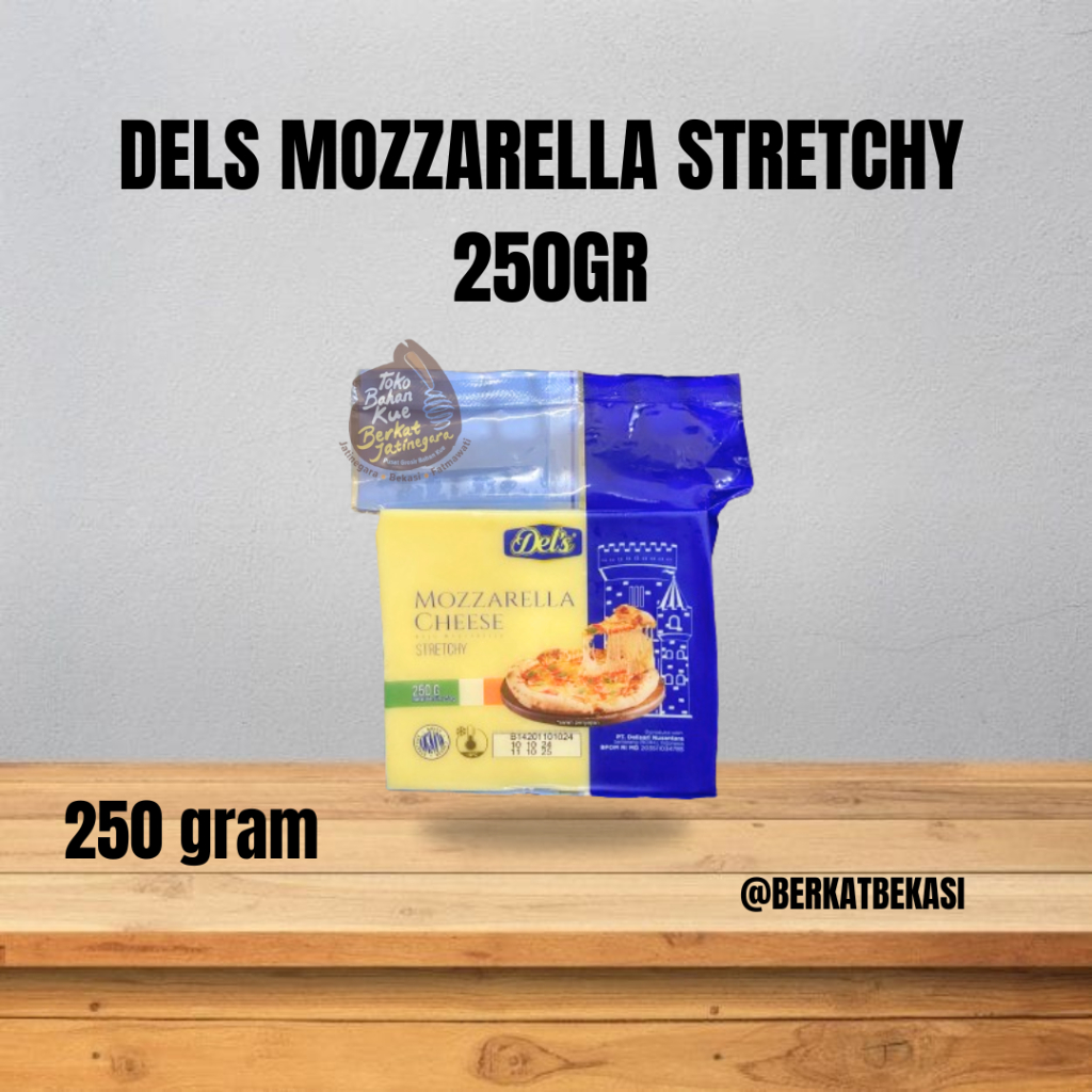 

DELS MOZZARELLA STRETCHY 250GR / KEJU MOZARELLA