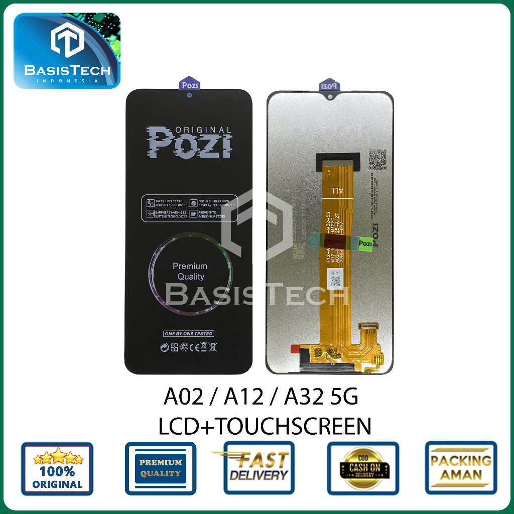 LCD SAMSUNG A02 A022 - A12 A125F - A32 5G A326 - ORIGINAL ORG POZI