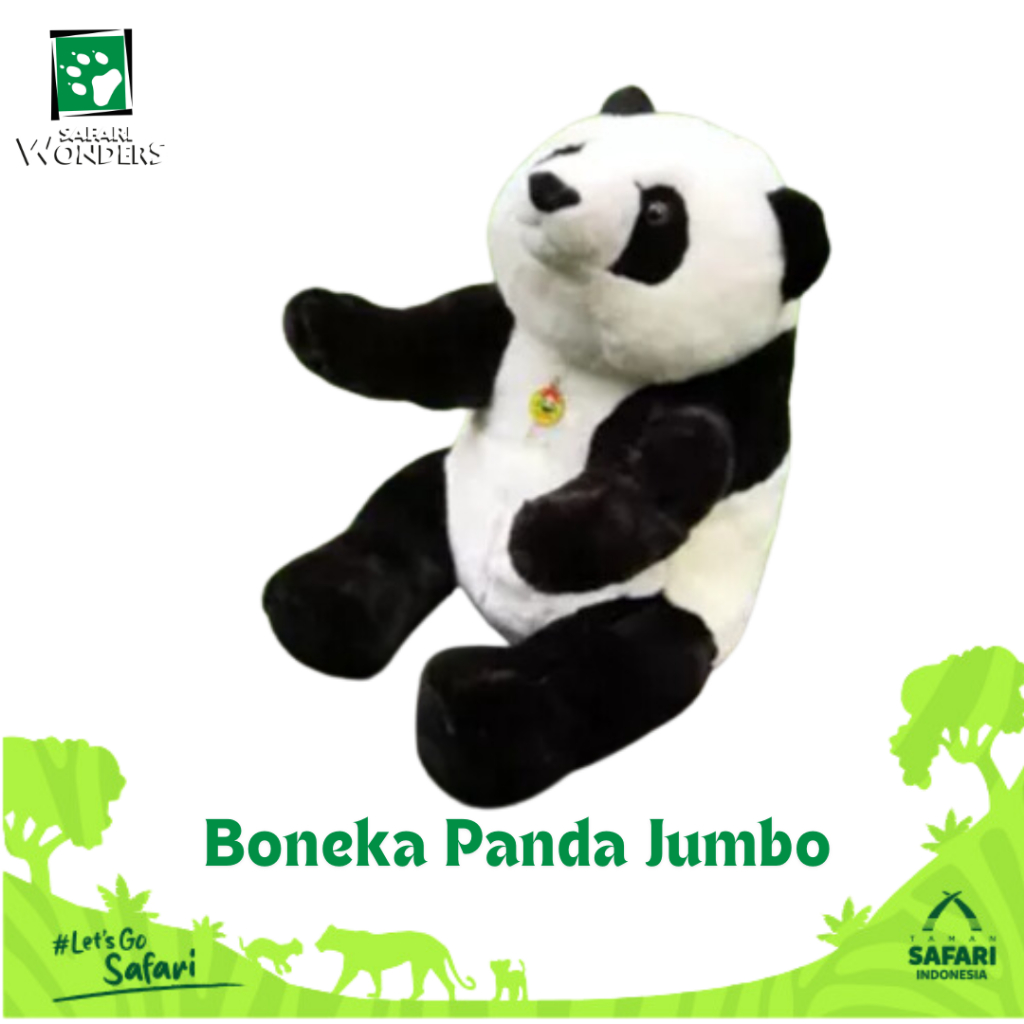 Taman Safari Boneka Panda Sitting Stuffed 17 Lokal Brand Plush Toys