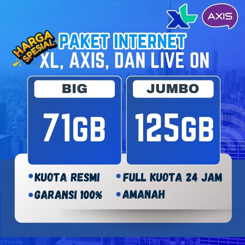 XL COMBO AKRAB DAN AXIS HARGA SPESIAL FULL KUOTA UTAMA 24 JAM AKRAB OFFICIAL GARANSI 100%