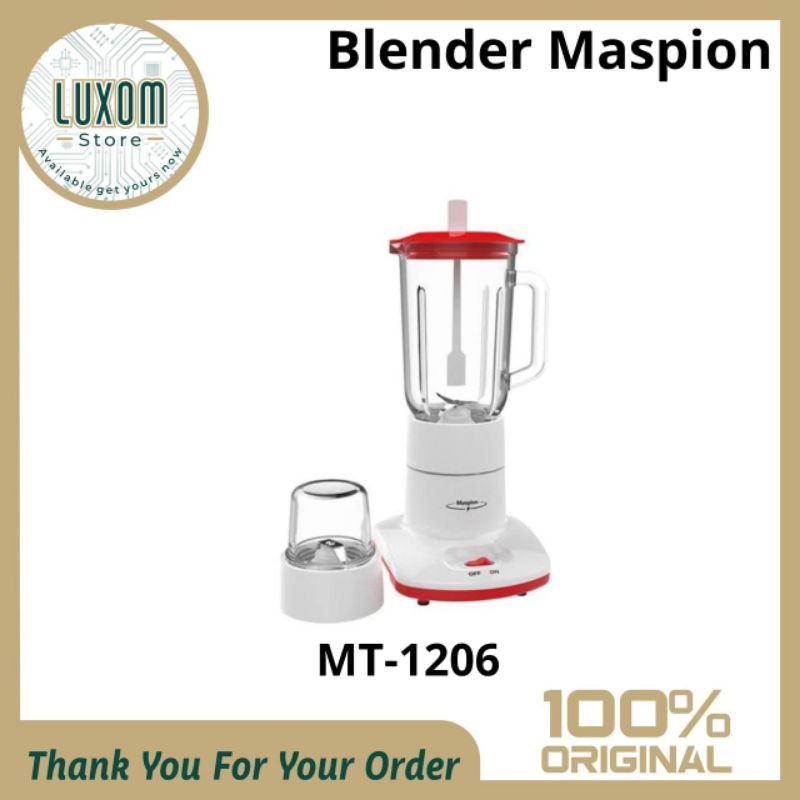 Blender Maspion Mt-1206/Blender/Maspion/Mt-1206/Kapasitas 1L