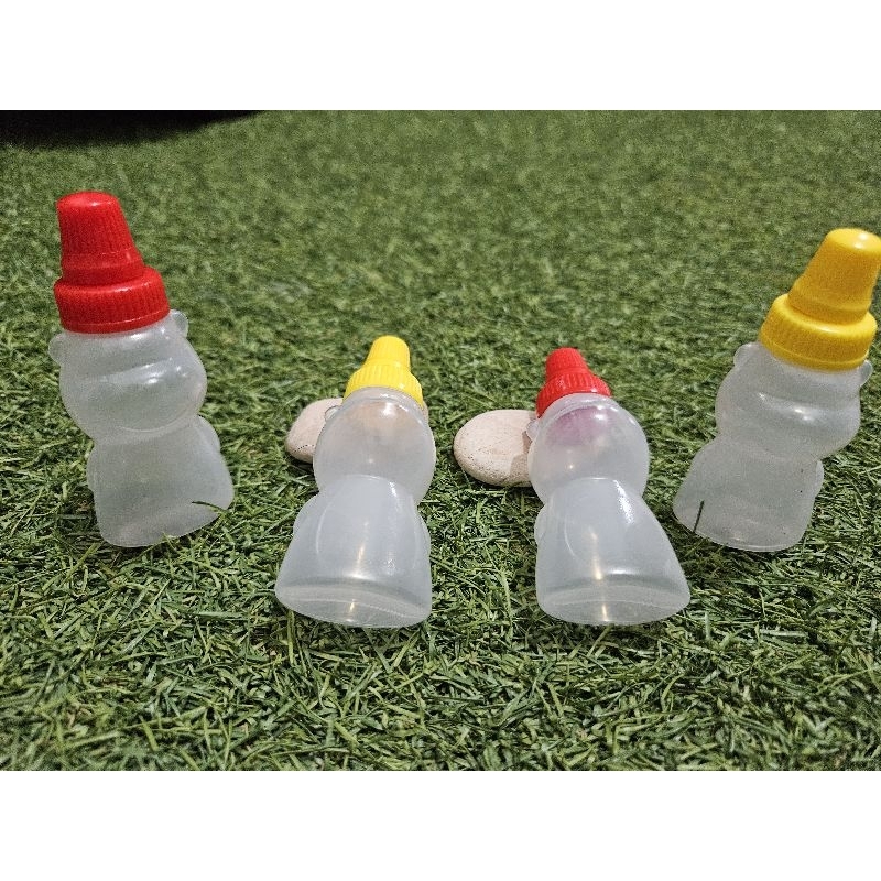 BOTOL SAUS BENTO KARAKTER / BOTOL MINI SAUS BENTO BEAR / WADAH SAUS MINI