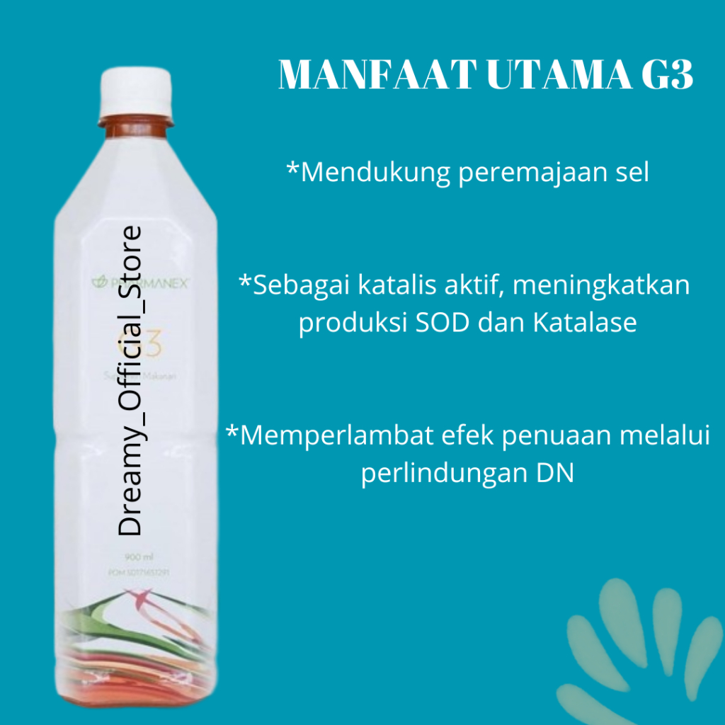

OBRALL!!! G___3 Kesehatan / Jus G3 Original 1 Botol/ Minuman Kesehatan/Perawatan Tubuh EXP 04/2026