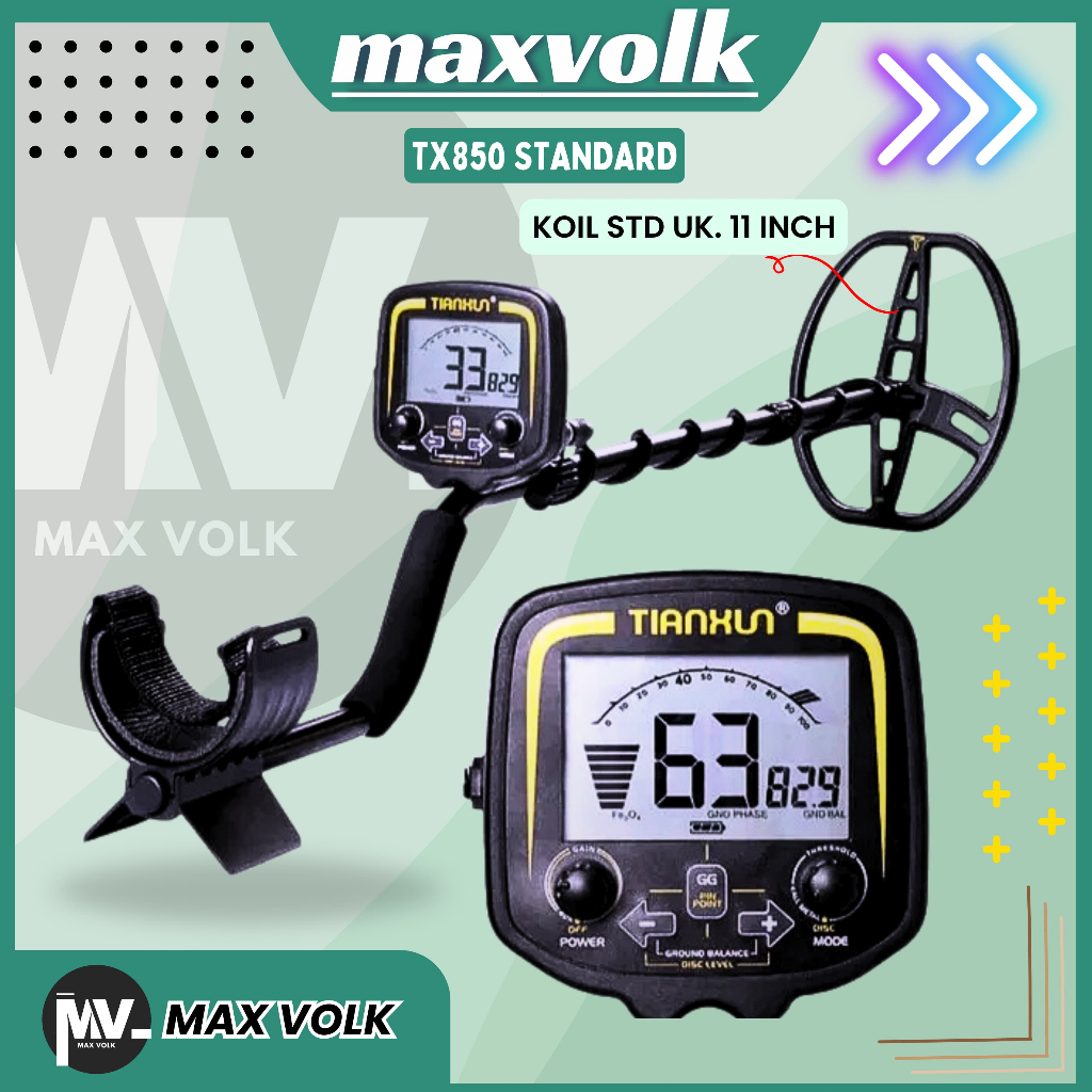 METAL DETECTOR TX850 DELUXE UNDERGROUND ALAT PENCARI EMAS PROFESSIONAL  TIANXUN TX-850 LOGAM TIANXUN