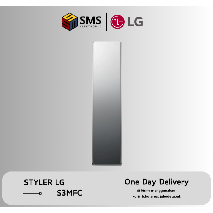 LG S3MFC Styler Steam Clothing Care dengan TrueSteam & ThinQ WiFi / S3MFC