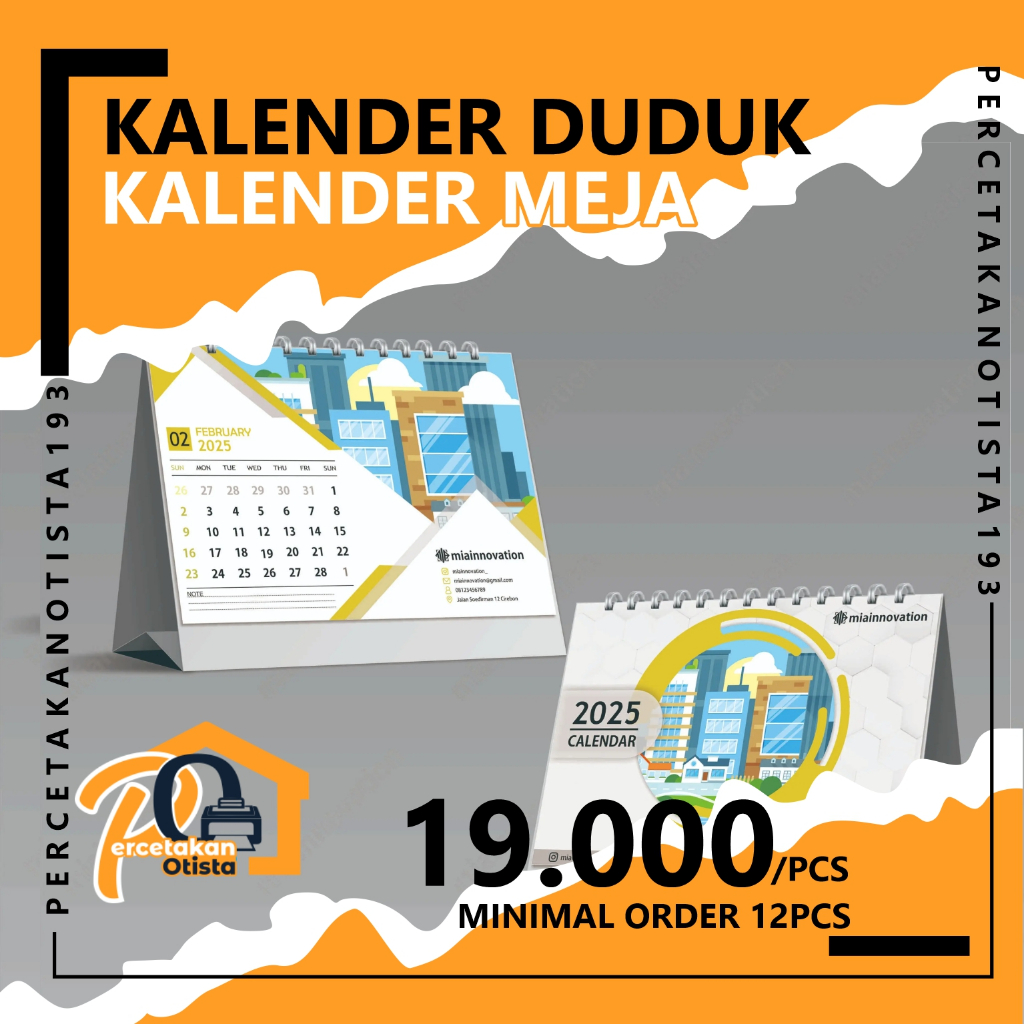 

Kalender Meja Duduk Custom Foto Sendiri//UKURAN A5