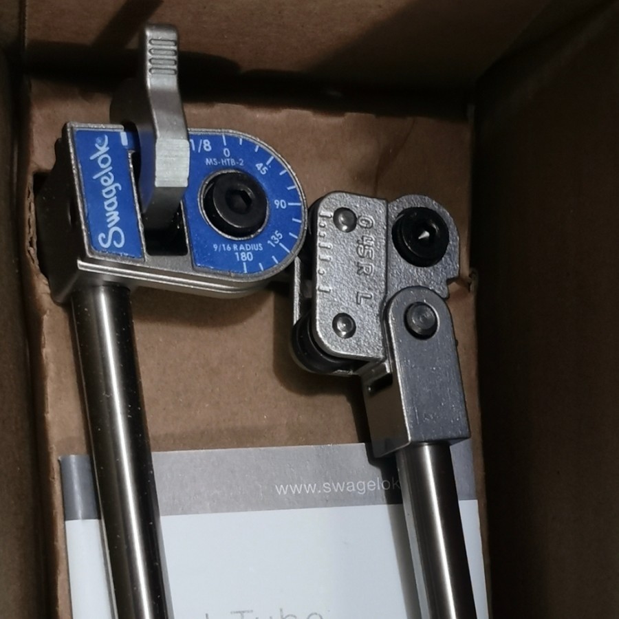 Hand Tube Bender, 1/8 in. Tube OD, 9/16" Swagelok MS-HTB-2
