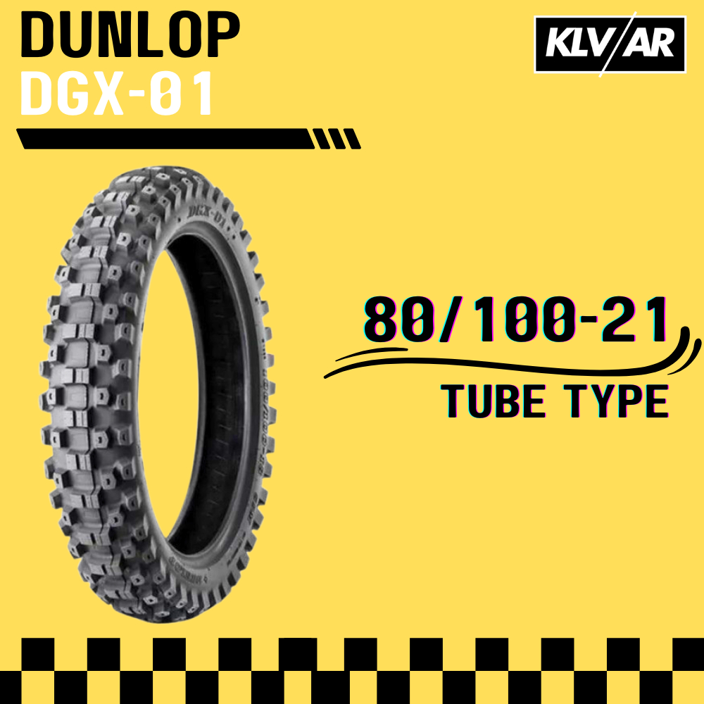 Ban Motor Trail/Cross Dunlop DGX-01 Ukuran 100/100-18 | 110/90-18 | 120/90-18 | 80/100-21 Ban Motocr