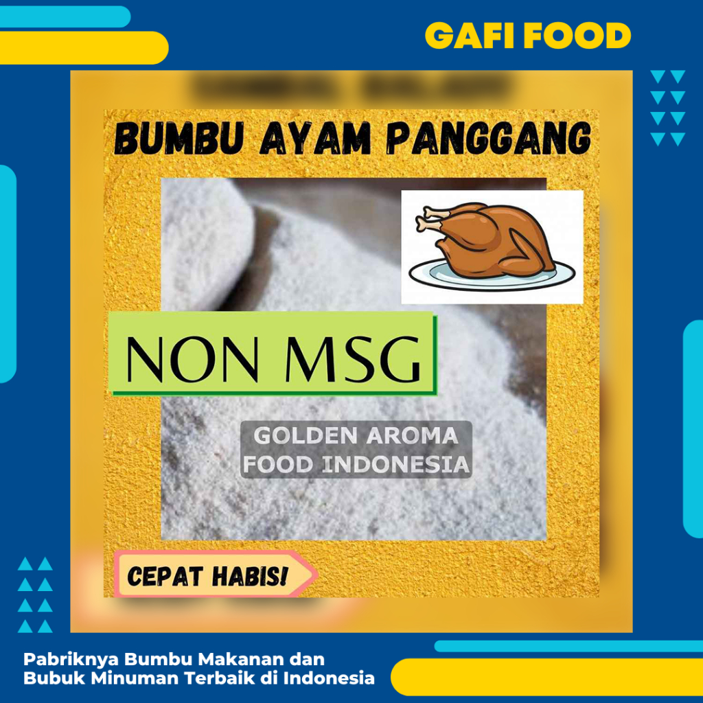 

BUMBU TABUR AYAM PANGGANG NON MSG 1 KG FOOD GRADE 1Kg Bubuk Bumbu Cilor Papeda Mie Lidi Makaroni