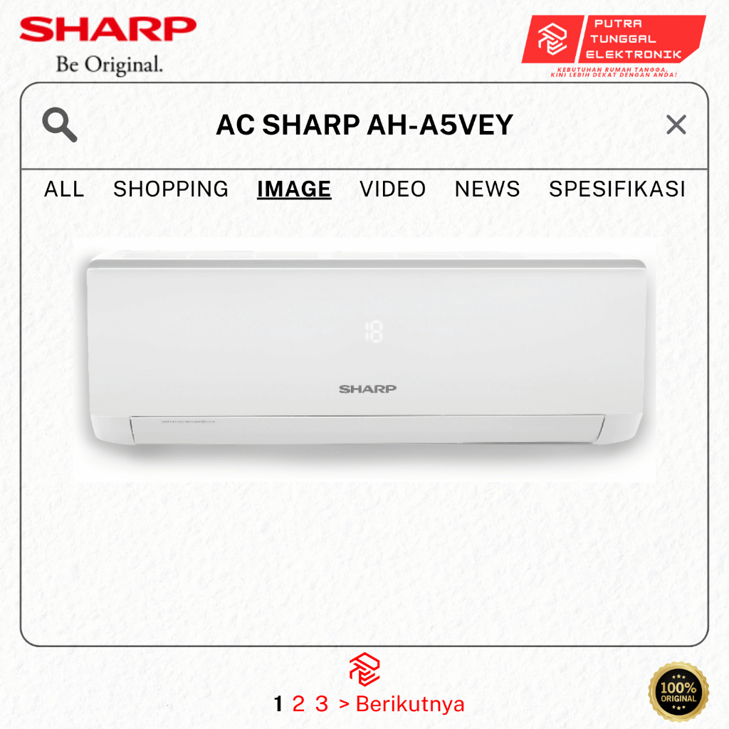 AC SHARP AH-A5VEY AC 0.5 PK 100% ORIGINAL