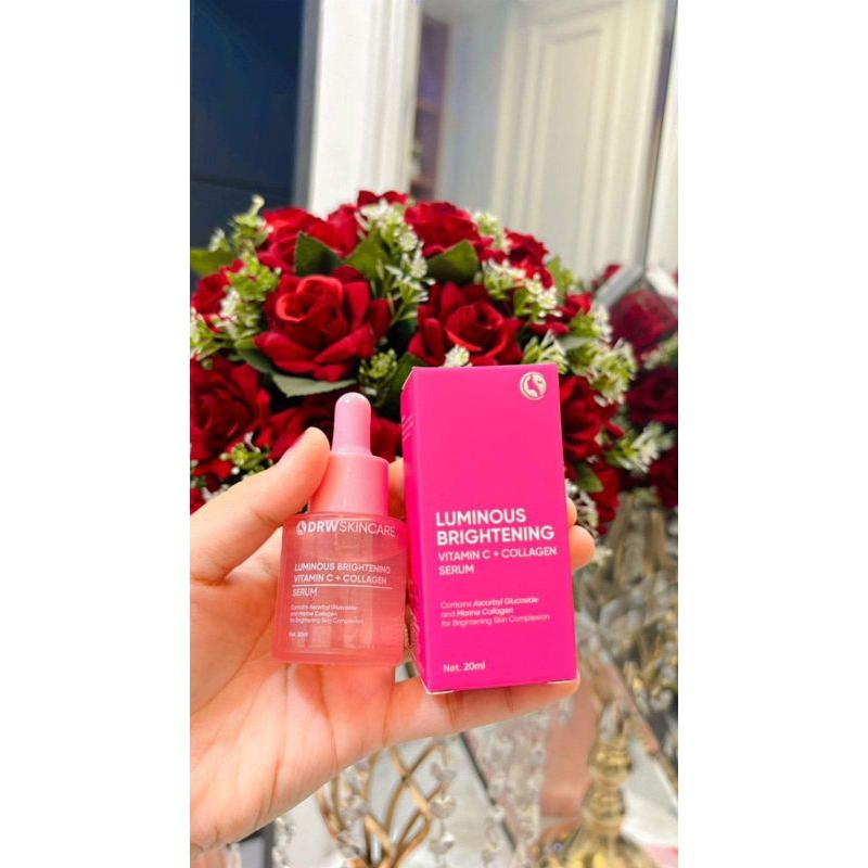 Original drw skincare serum best seller luminous untuk keluhan flek hitam membandel, mencerahkan dan