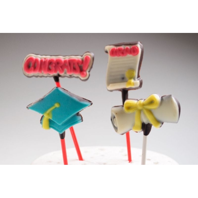 

Lolipop Cokelat Graduation (harga tercantun utk 1 pc)